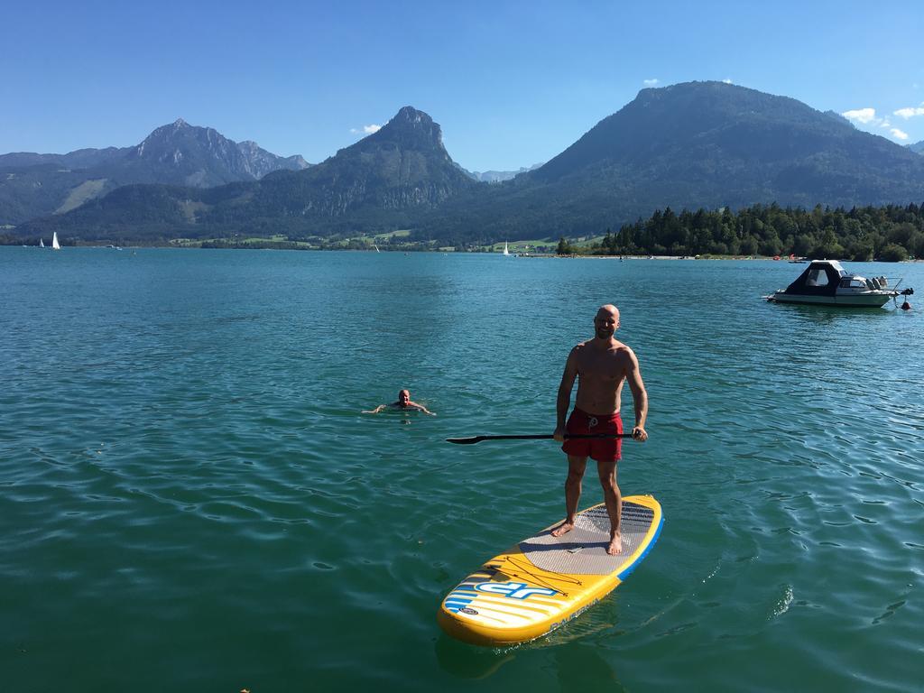 Hupfmuehle Pension Saint Wolfgang Esterno foto